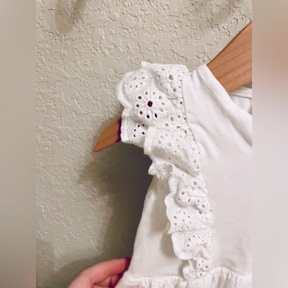H&M white eyelet dress (12-18M) - Picture 3 of 5